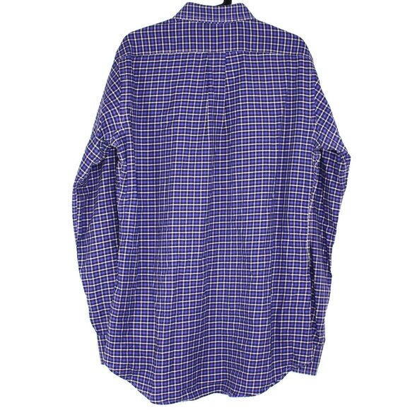 Gitman Bros. Brothers Mens Large Check Button Up Shirt F1236 - Picture 6 of 6